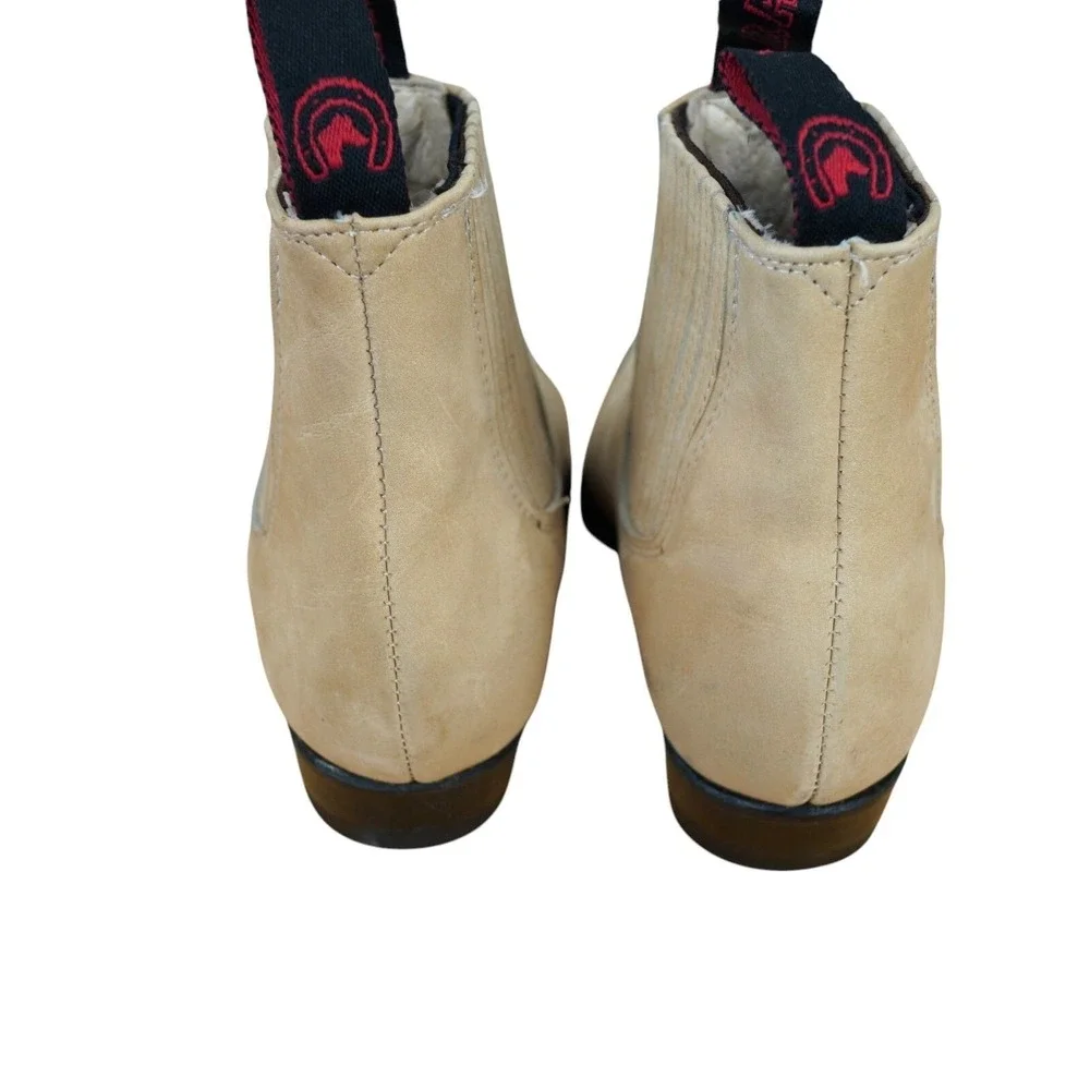 Moreno Romero Chelsea Boots Kids Size 2.5 Leather Western Cowboy Equestrian